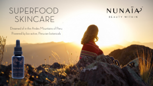 Nunaia Superfood Natural Skincare inspired by Peru